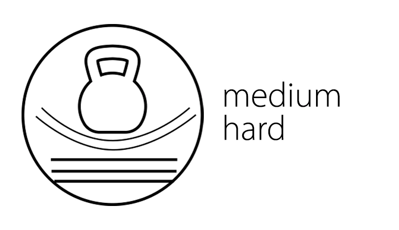 Moderately hard mattress