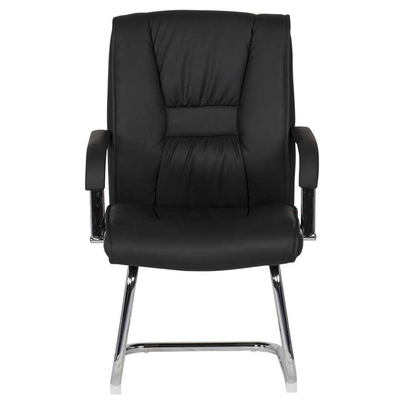 Посетителски стол Carmen 6540 - черен LUX, снимка 2