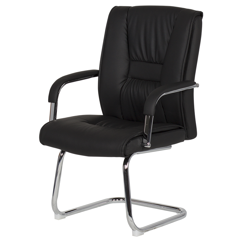 Посетителски стол Carmen 6540 - черен LUX, снимка 3