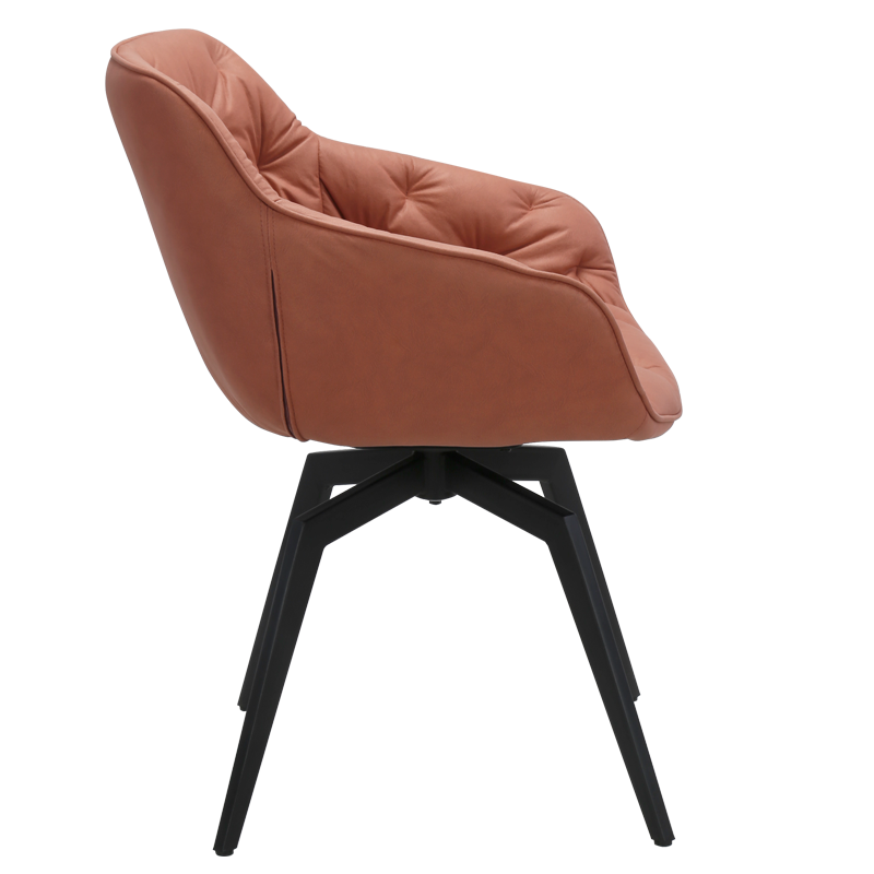 Трапезен стол BUXTON - праскова DX-555, снимка 4