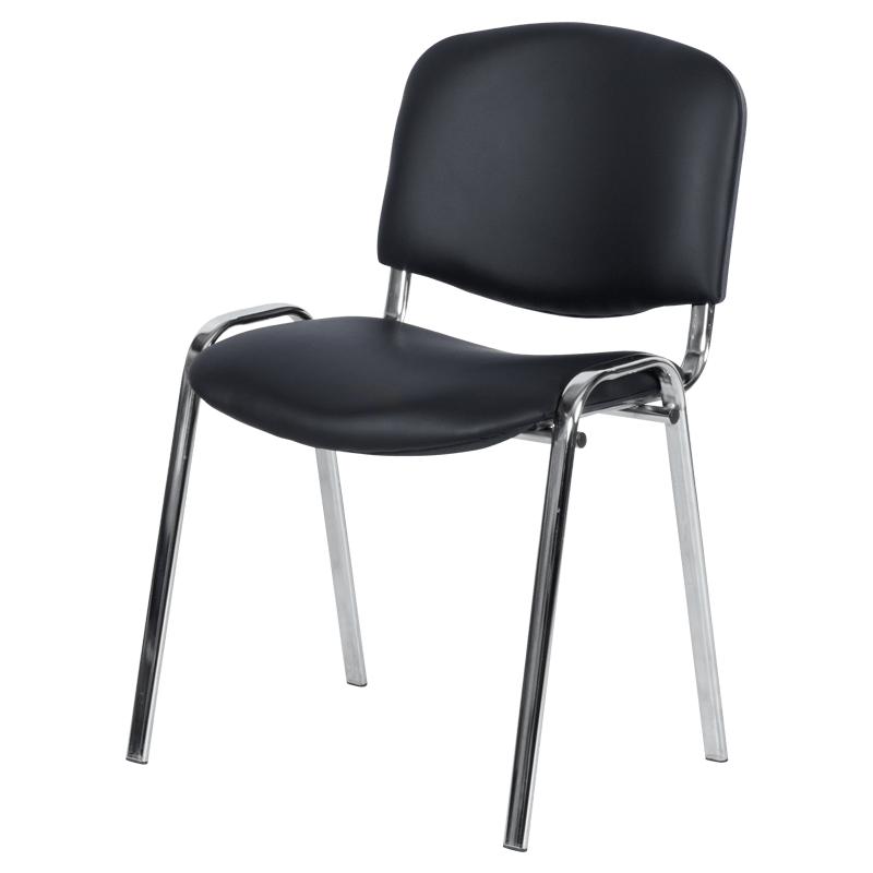 Посетителски стол Carmen 1135-1 LUX - черен N, снимка 3