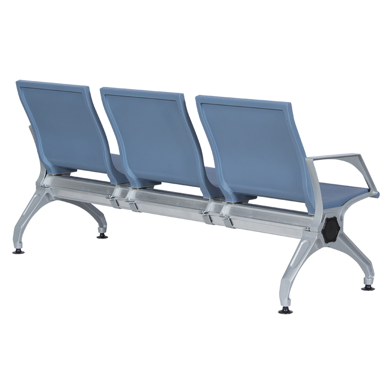 Посетителска пейка с 3 места Carmen CR-1034-4 - синя, снимка 5