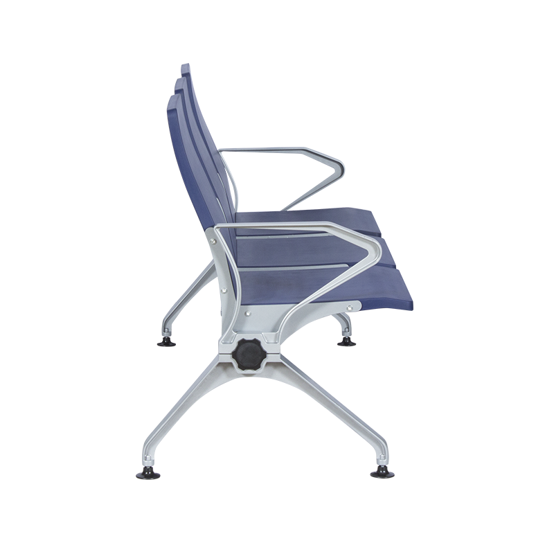 Посетителска пейка с 3 места Carmen CR-1036-3 - синя, снимка 4
