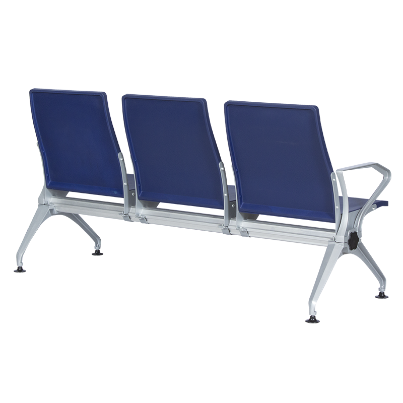 Посетителска пейка с 3 места Carmen CR-1036-3 - синя, снимка 5