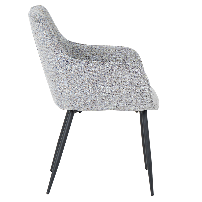 Трапезен стол BARNET - сив SH, снимка 4