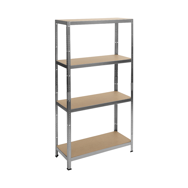 Метален стелаж Carmen CR-1011 - 160х80х40 см, до 100 кг на рафт - цинк, снимка 2