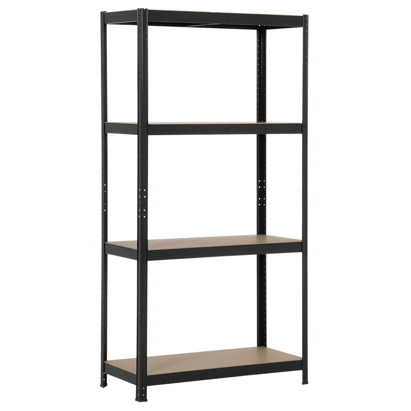 Метален стелаж Carmen CR-1015 - 180х90х40 см, до 175 кг на рафт - черен, снимка 2