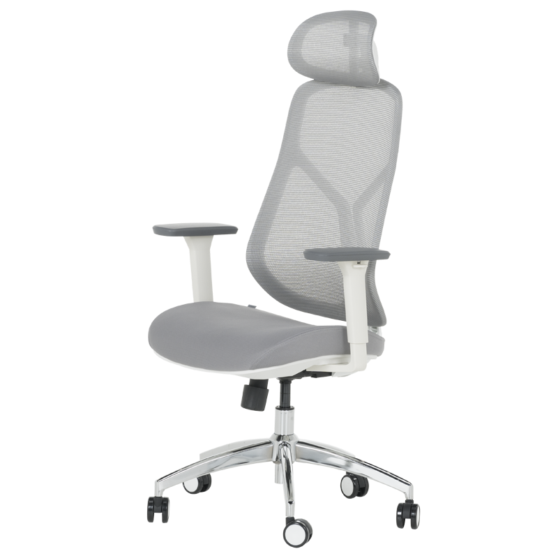 Ергономичен стол Carmen 7901 W - сив, снимка 3