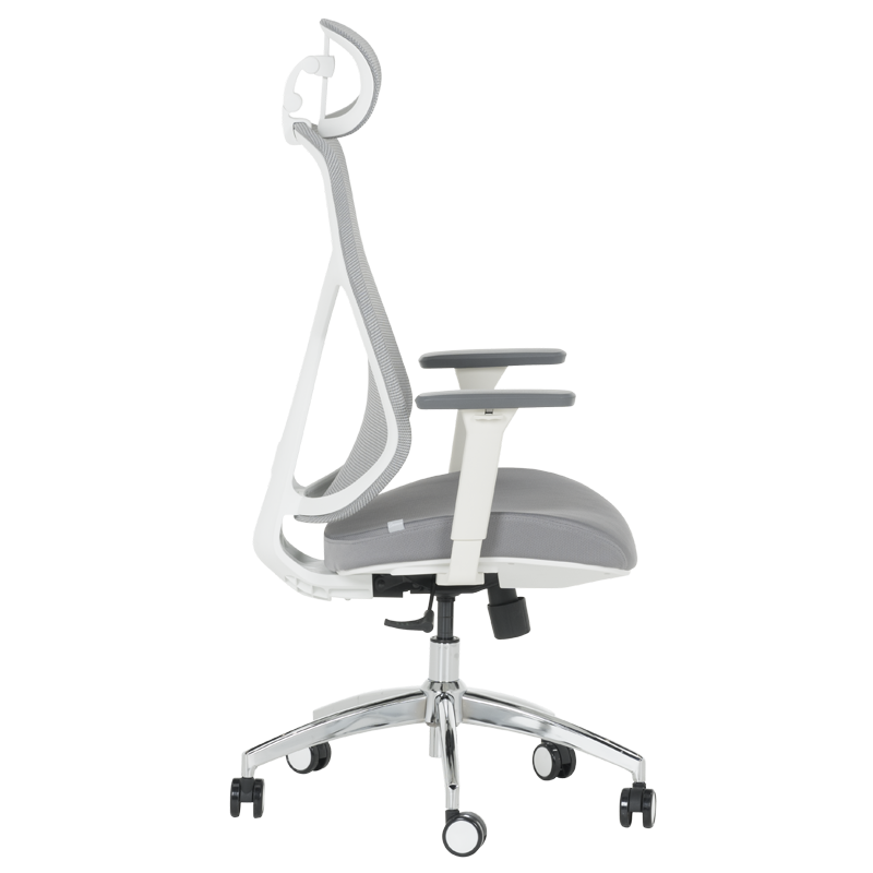 Ергономичен стол Carmen 7901 W - сив, снимка 4