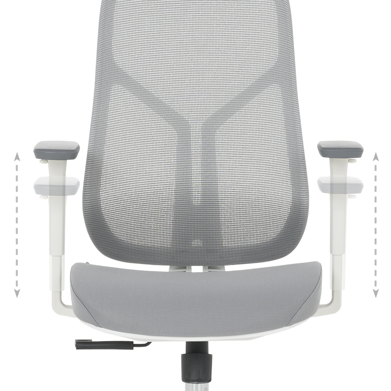 Ергономичен стол Carmen 7901 W - сив, снимка 9