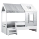 Детско легло къща WHITE HOUSE - 90 x 200