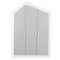 3 doors wardrobe WHITE HOUSE - View 2
