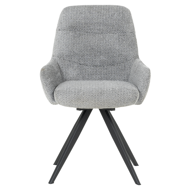 Трапезен стол ASCOT - сив B 90, снимка 2
