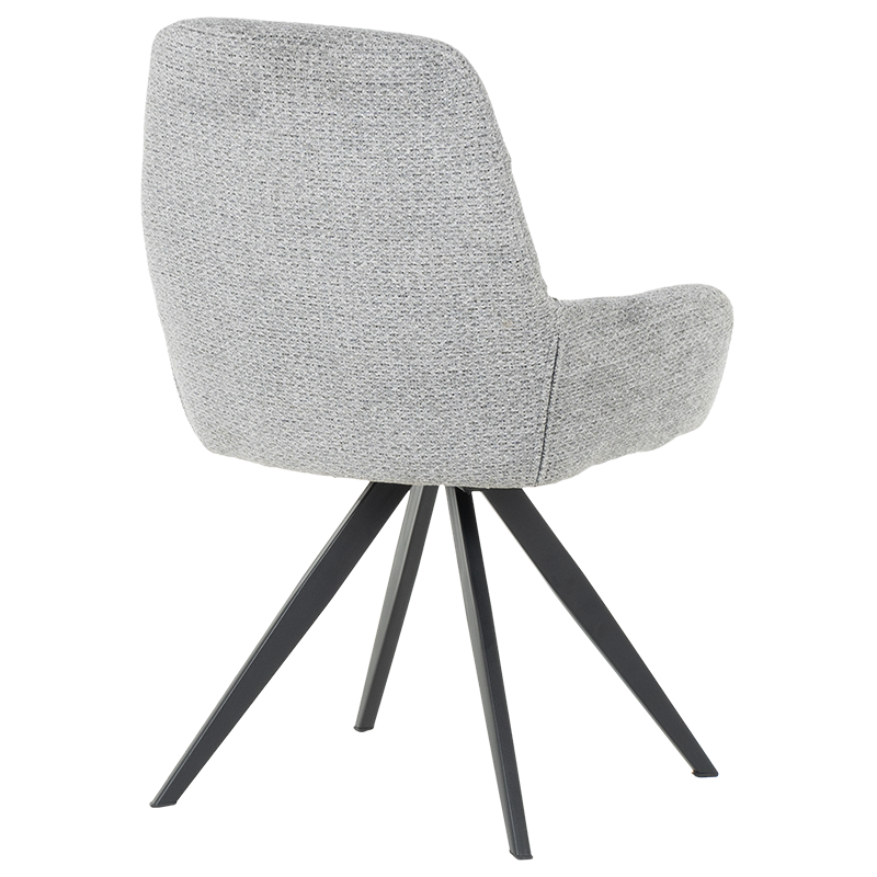 Трапезен стол ASCOT - сив B 90, снимка 5