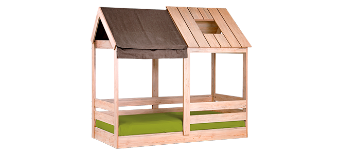 Детско легло къща Монтесори MY HOUSE 100 x 200, снимка 3