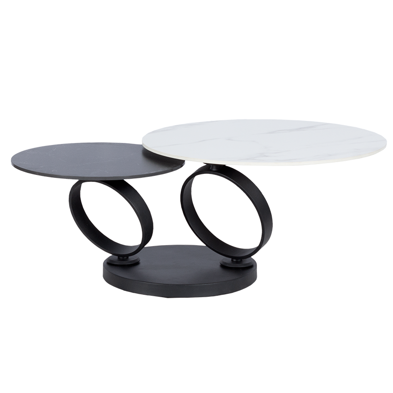 Холна маса MONKI - бял-черен