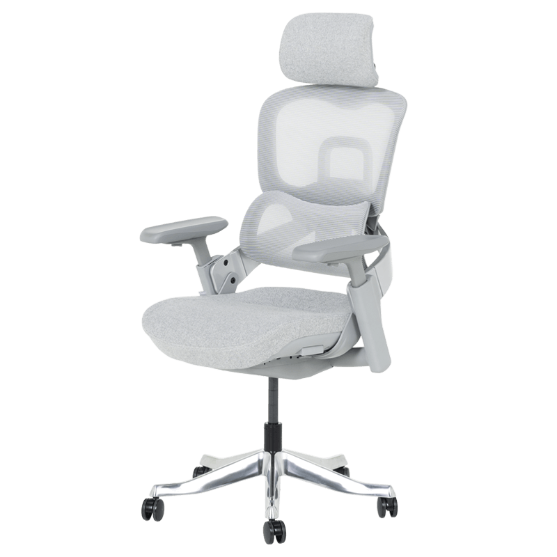 Ергономичен стол LYON - сив, снимка 3