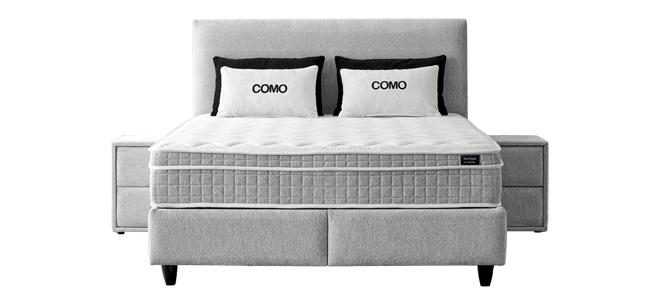 Тапицирана спалня с матрак COMO 160 x 200 - сребърен AN, снимка 6