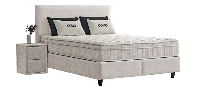 Тапицирана спалня с матрак COMO 160 x 200 - крем AN, снимка 3
