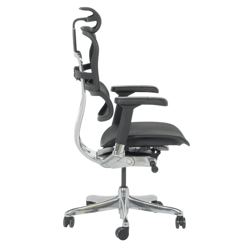 Ергономичен стол ERGOHUMAN ELITE 2 - черна рамка - черен – код 3520660, снимка 5