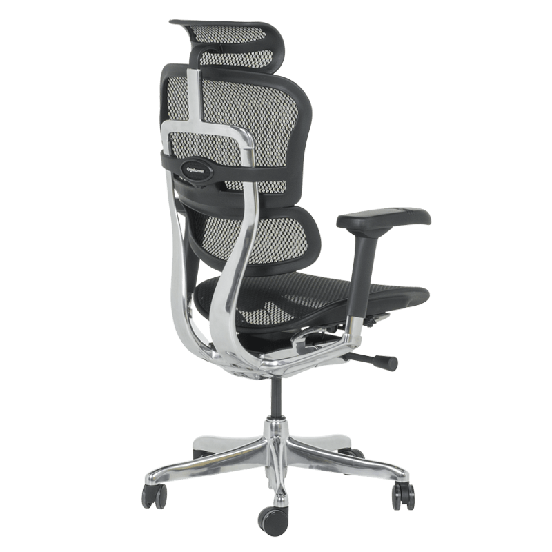 Ергономичен стол ERGOHUMAN ELITE 2 - черна рамка - черен – код 3520660, снимка 7