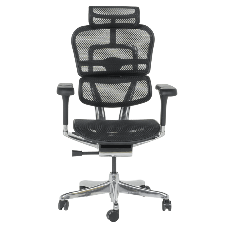 Ергономичен стол ERGOHUMAN ELITE 2 - черна рамка - черен – код 3520660, снимка 2
