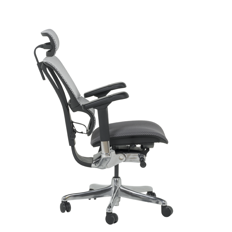 Ергономичен стол ERGOHUMAN IOO ELITE 2 - черна рамка - сив, снимка 6