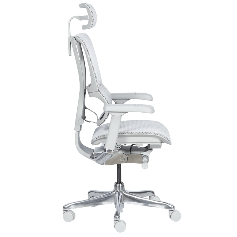 Ергономичен стол ERGOHUMAN IOO ELITE 2 - сива рамка - сив, снимка 5