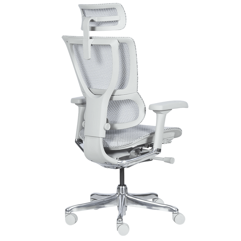 Ергономичен стол ERGOHUMAN IOO ELITE 2 - сива рамка - сив, снимка 6