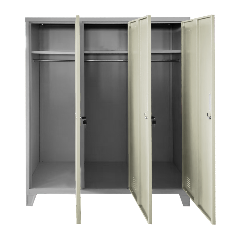 Метален шкаф Carmen CR-1604-3 JZ - сив / бежов, снимка 2