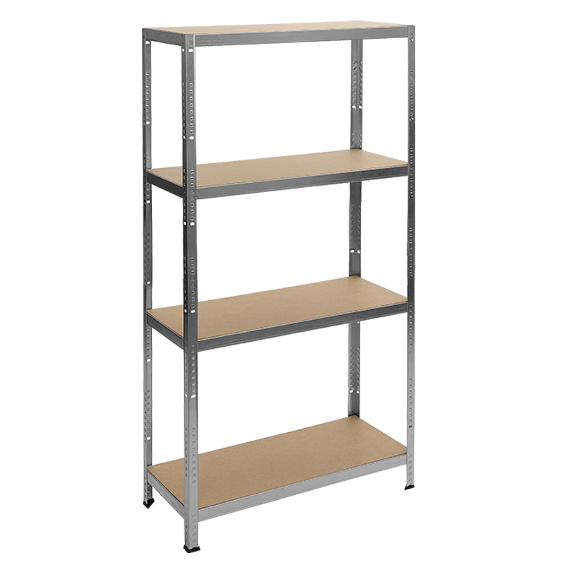 Метален стелаж Carmen CR-1024-2, 180x90x40 см, до 600 кг на рафт - цинк, снимка 2