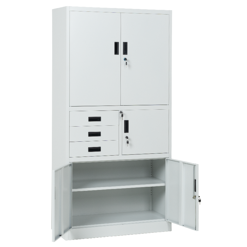 Метален шкаф Carmen CR-1281 Е K - сив, снимка 6