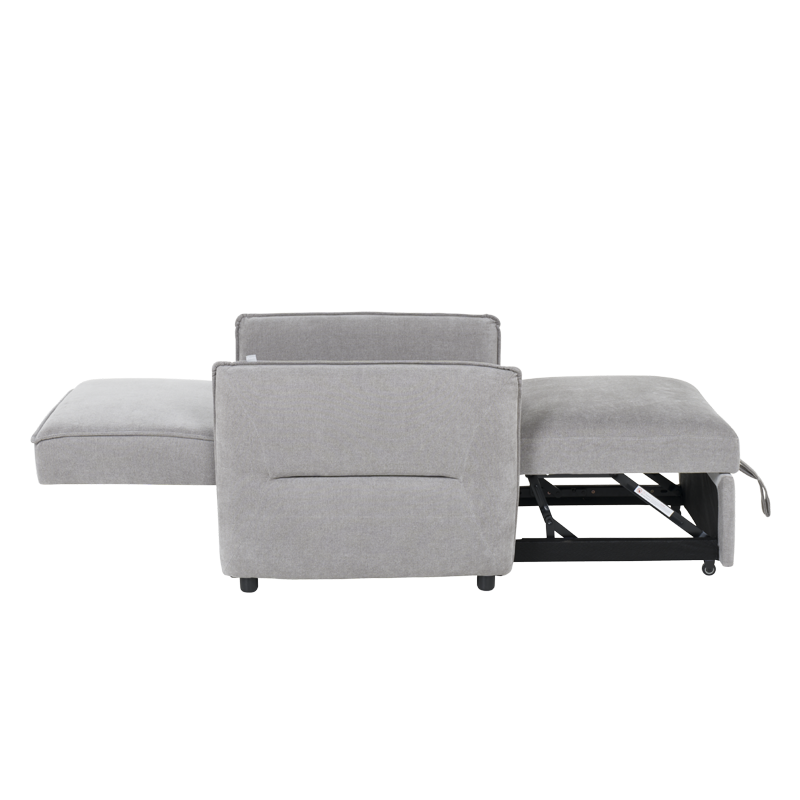 Разтегателен фотьойл AKETI - сив М11, снимка 6