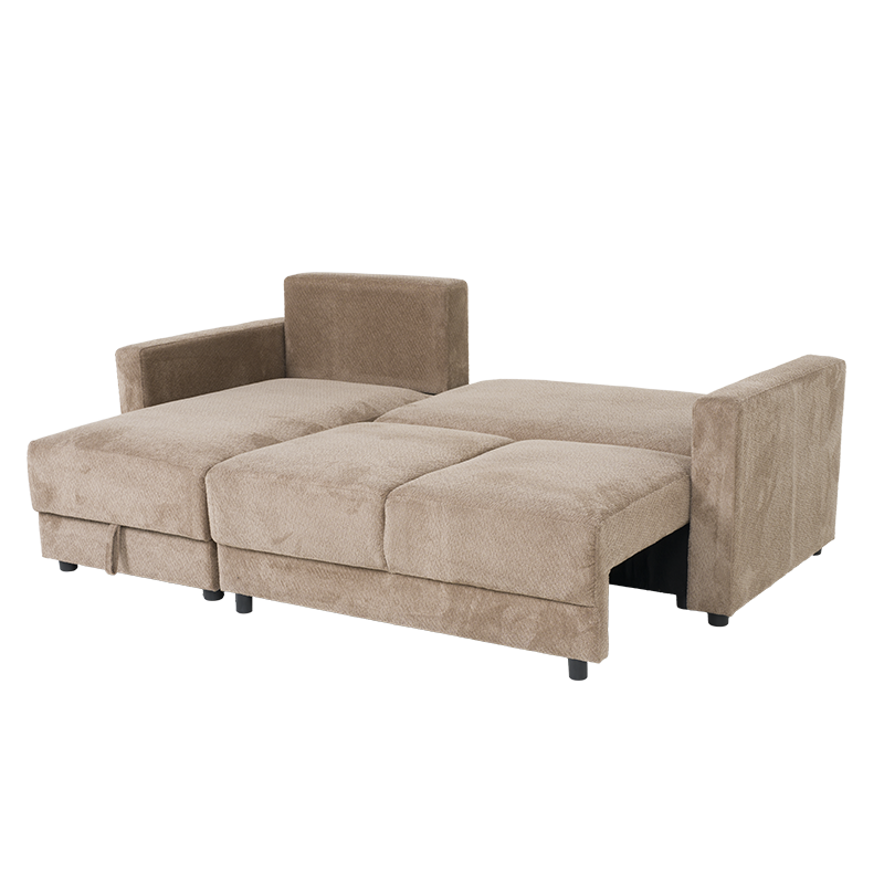 Ъглов разтегален диван BUMBA - кафяв Е40, снимка 6