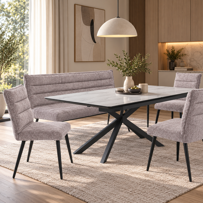 Кухненска пейка IKSAN - бежов R91, снимка 2