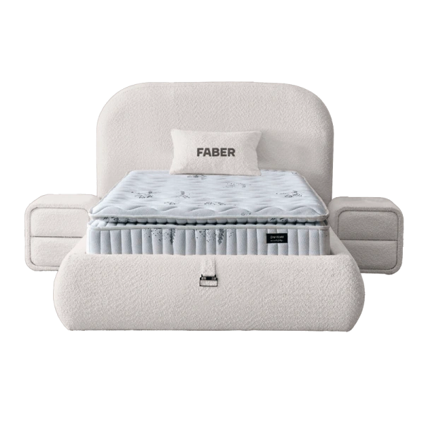 Boxspring bed FABER 90х200 - pearl SY - View 2