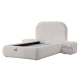 Boxspring bed FABER 90х200 - pearl SY - View 3