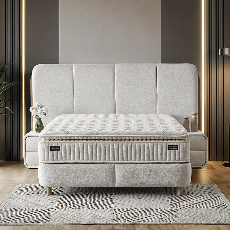 Тапицирана спалня с матрак MONACO 180 x 200 - мистичен пясък 28, снимка 8