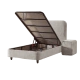 Boxspring bed COMO PRO 90 x 200 - pearl SY - View 3