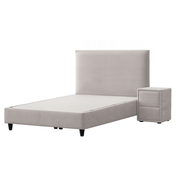 Boxspring bed COMO 90 x 200 - beige 020 - View 3
