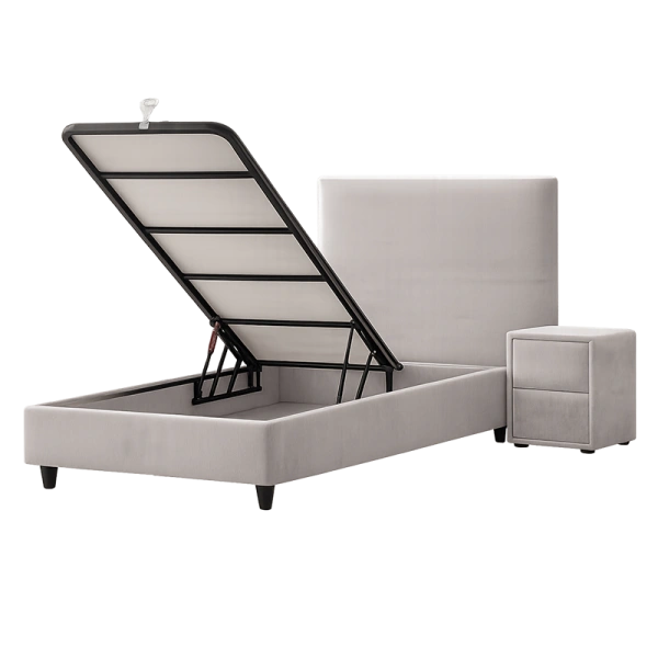 Boxspring bed COMO 90 x 200 - beige 020 - View 4