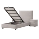 Boxspring bed COMO 90 x 200 - beige 020 - View 4