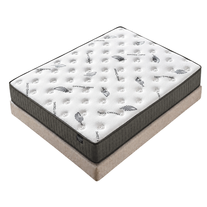 Тапицирана спалня с матрак CARIA 160 x 200 - антрацит 190, снимка 4