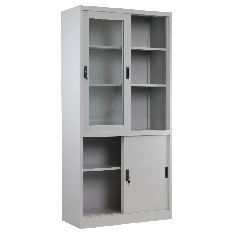 Метален шкаф Carmen CR-1270 K - сив, снимка 2