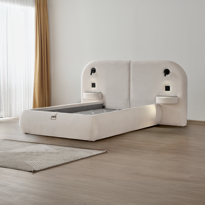 Тапицирана спалня с ракла ELYSIA 140 х 200, снимка 3