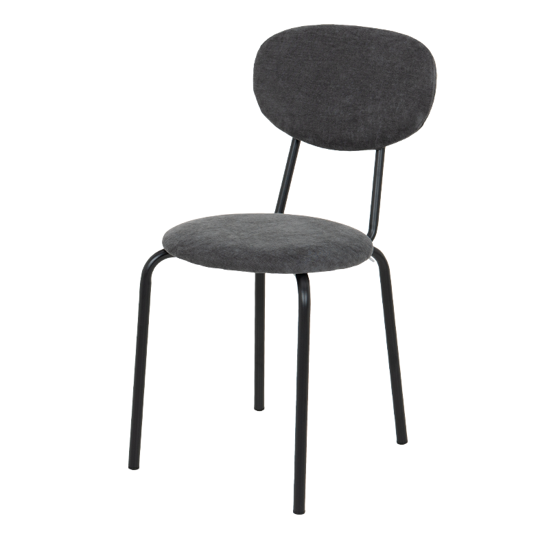 Трапезен стол DINE - тъмносив M18, снимка 4
