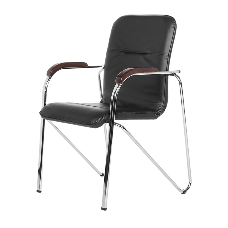 Посетителски стол SAMBA W - черен N, снимка 2