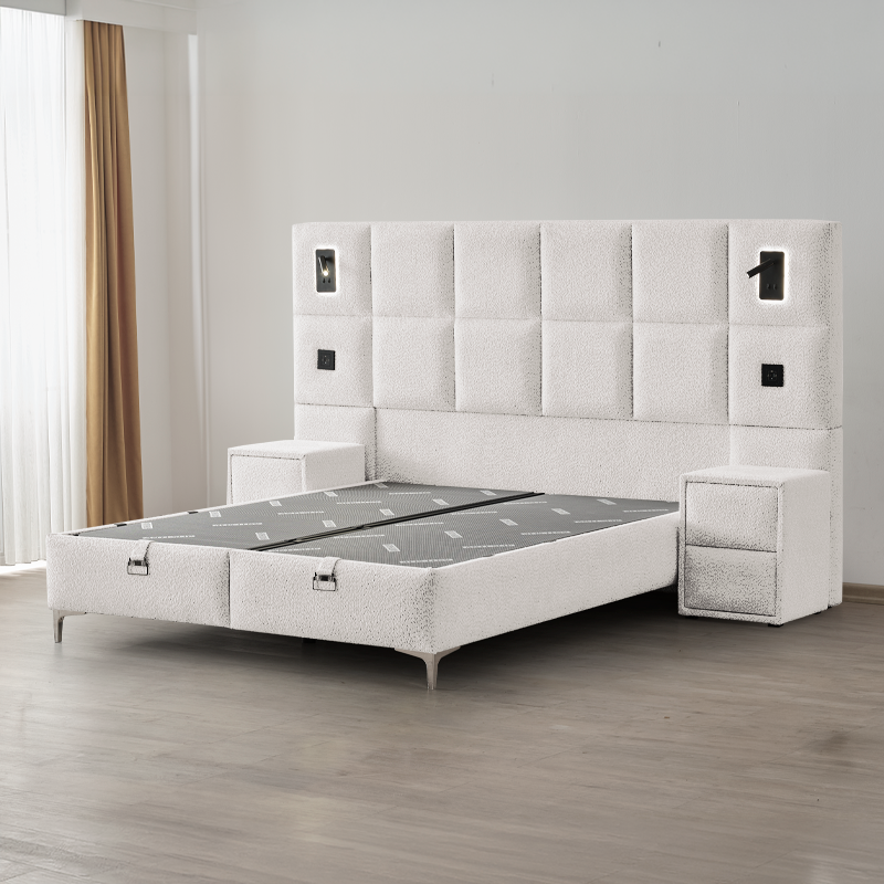 Тапицирана спалня с ракла IBIZA 180 х 200 - перла 01, снимка 2