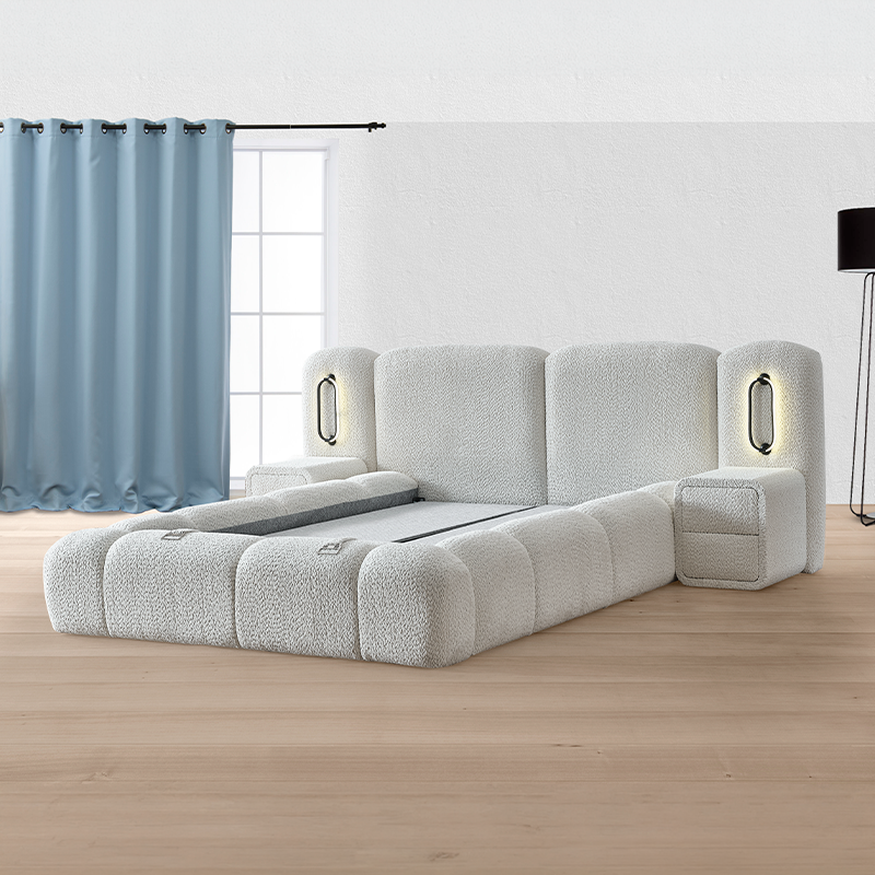 Тапицирана спалня с ракла BUMBY LUX 140 х 200, снимка 4
