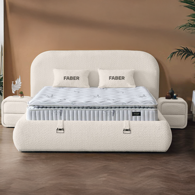 Тапицирана спалня с матрак FABER 150 х 200